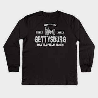 Gettysburg Battlefield Bash Since 2017 Kids Long Sleeve T-Shirt